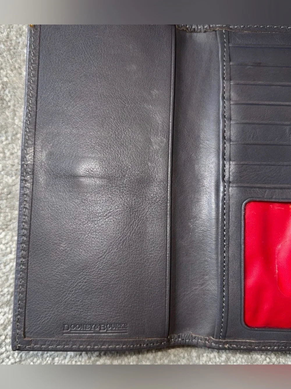 Dooney & Bourke Florentine Continental Wallet in Slate